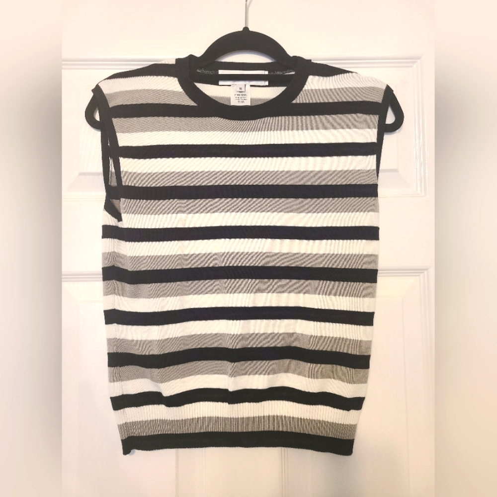 Silk cotton Oscar de la Renta top